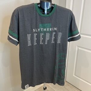 Harry Potter Slytherin KEEPER Men's L Shirt Christmas Present